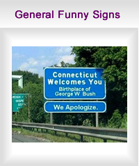 general funny signs