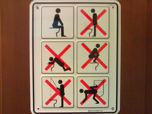 funny bathroom signs. Funny Restroom Signs 1