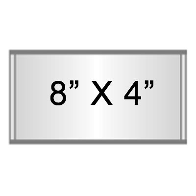 Office Signs Pro LLC :: Sign Types :: Wall Frames :: Portrait Orientation  :: WFP 8  X 4