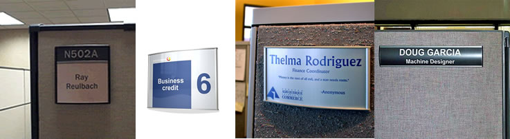 cubicle nameplates