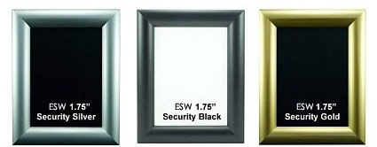 easy secure wall sign wide colors