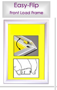 wall sign easyframe flip