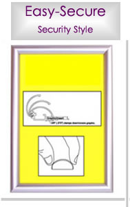 wall sign easyframe secure