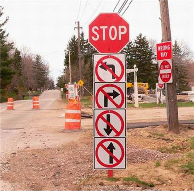 funny which way to go