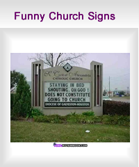 funny church signs