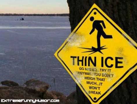 funny thin ice