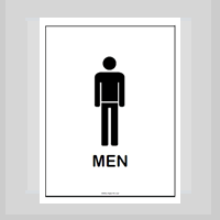 Free Printable Restroom sign