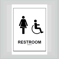 free Printable Restroom Sign