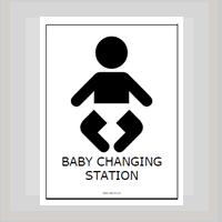 Free Printable Restroom sign