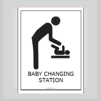 free restroom sign