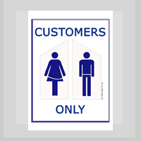 Free Printable Restroom sign