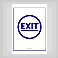 free Exit Sign