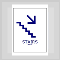free Stairs Sign