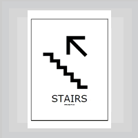 free Stairs Sign
