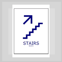free Stairs Sign